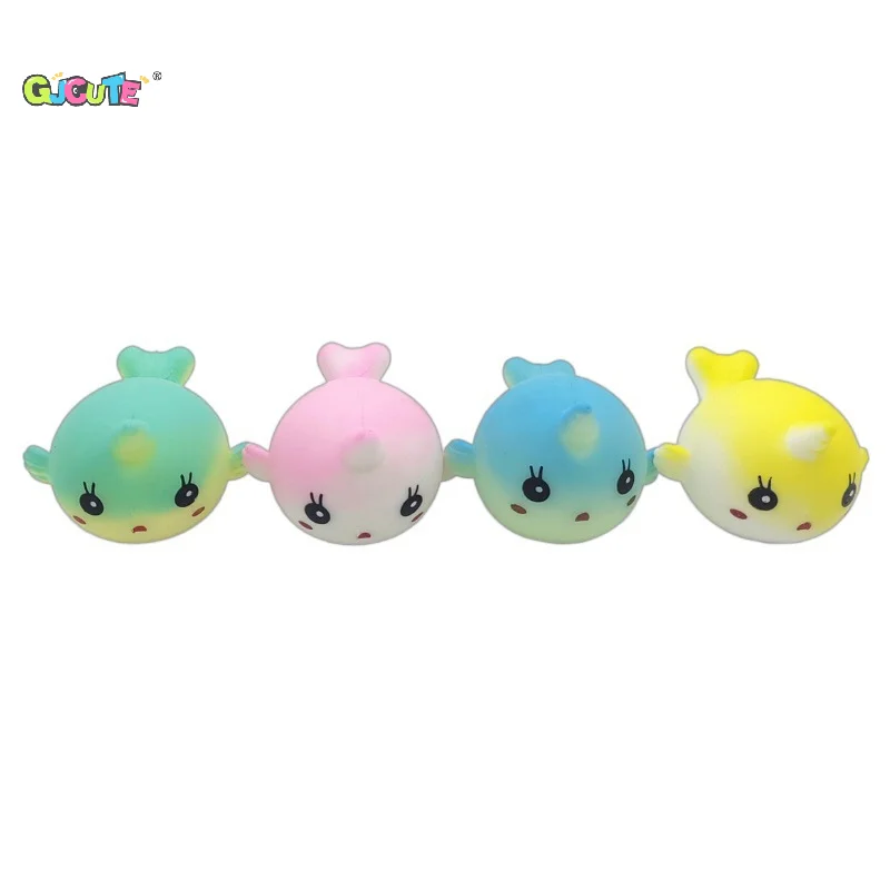 Random Style1pc TPR Unicorn Whale Stress Relief Fidget Toy Small Animals Reduce Pressure Toys Soft Sticky Stress Relief Toy