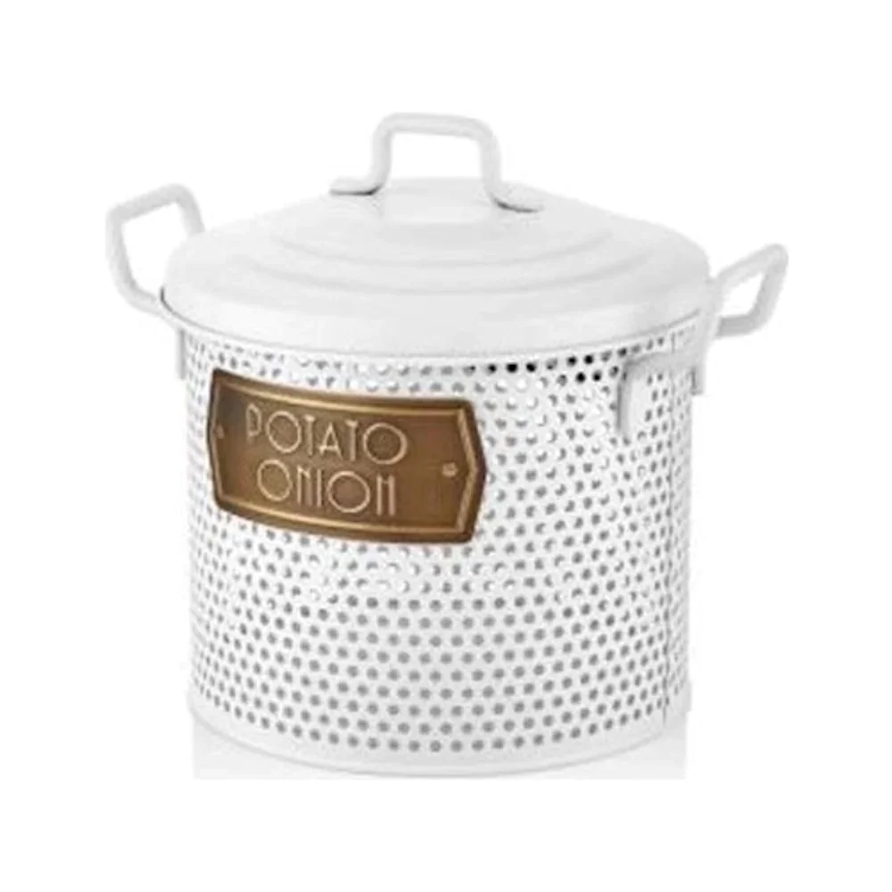 POTATO ONION STORAGE CONTAINER 30 X30X30 WHITE