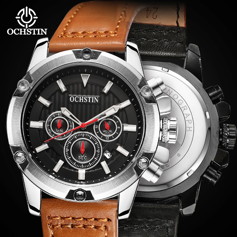 Ochstin original brand new Mariner series fashion multi-functional quartz movement luminous men's quartz watch