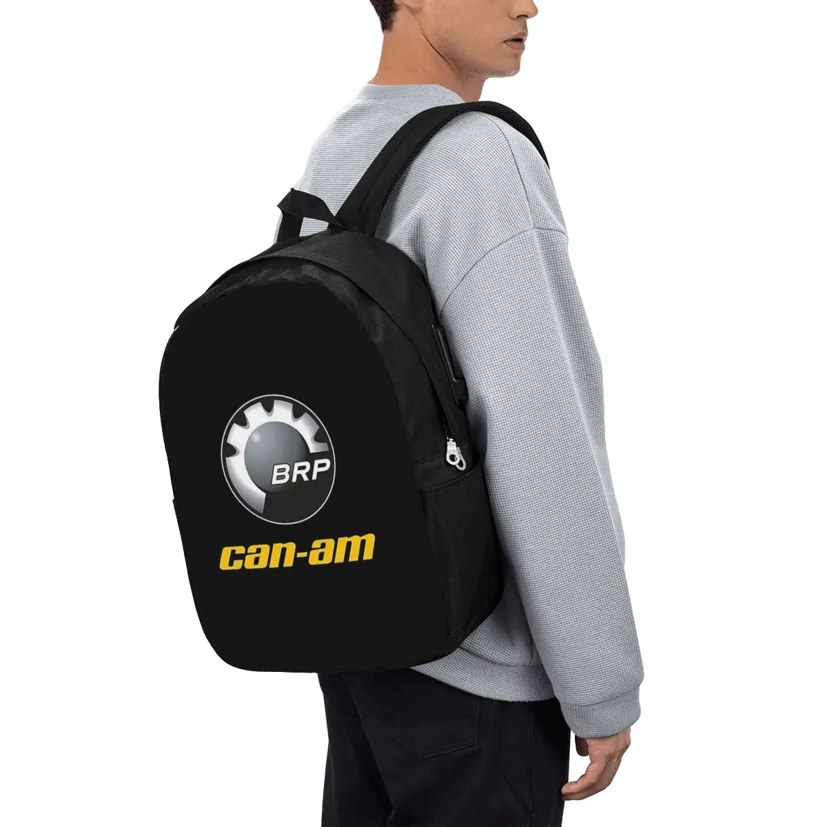 

Can-Am BRP Motorcycle Backpack Travel Notebook Bag Computer College Student School Bag Laptop Shoulder Bags for Men Women