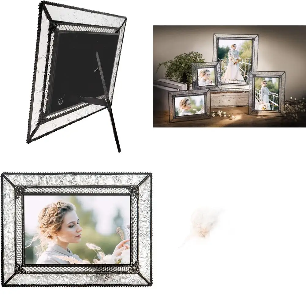 

Винтажная стеклянная рамка для фотографий 4x6 дюймов