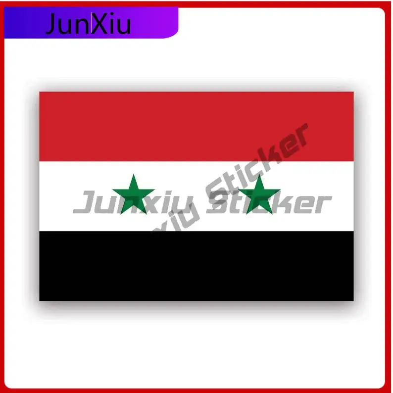 

Syrian Flag Sticker Uv Protected Syria Syr Sy Car Sticker Vinyl Decal Waterproof Durable For Car Window Laptop Bumper Gift Idea