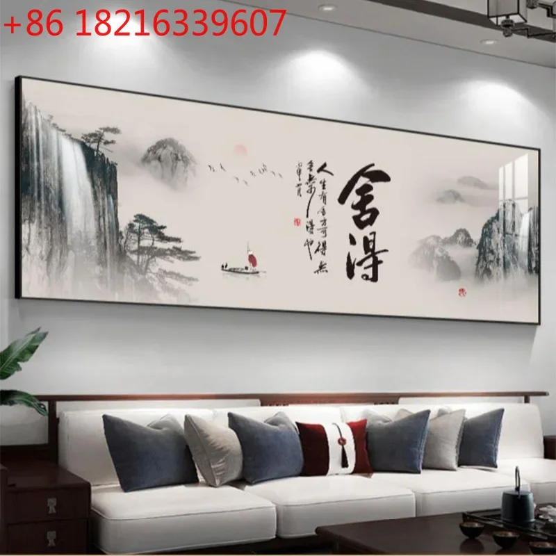 Living room decorative painting modern simple tea room office sofa background wall hanging painting