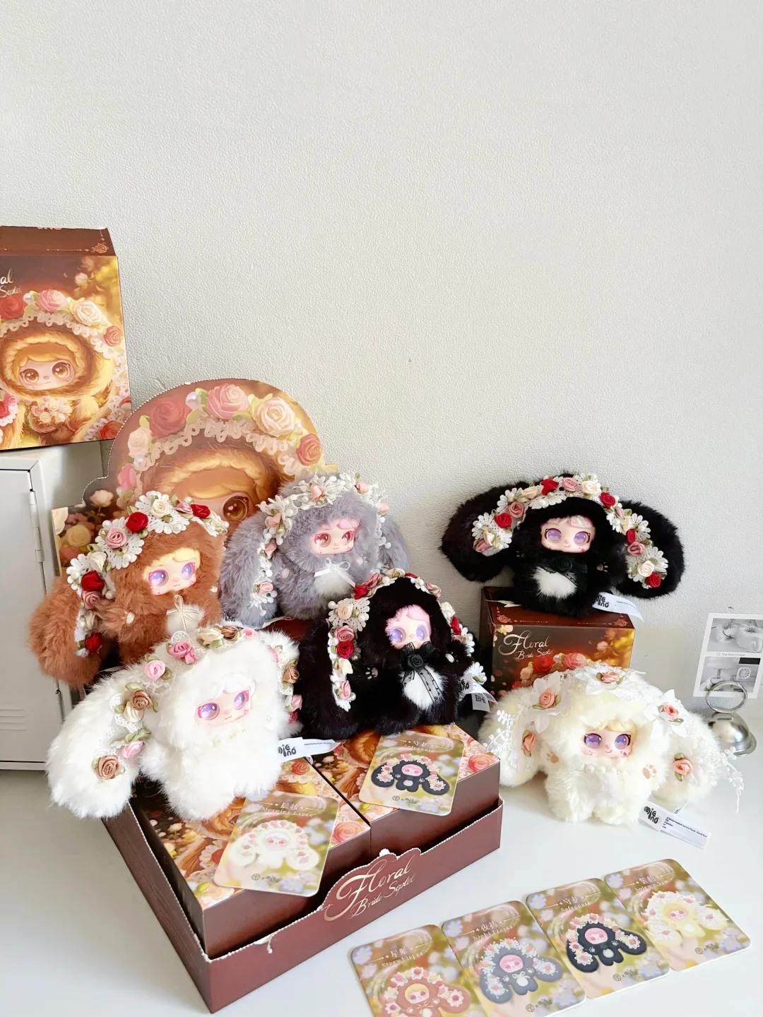 

Mielno Floral Bride Septet Full Set Mystery Blind Box Soft Plush Pendant Desktop Decor Collectible Hobby Gift For Tide Play Fans