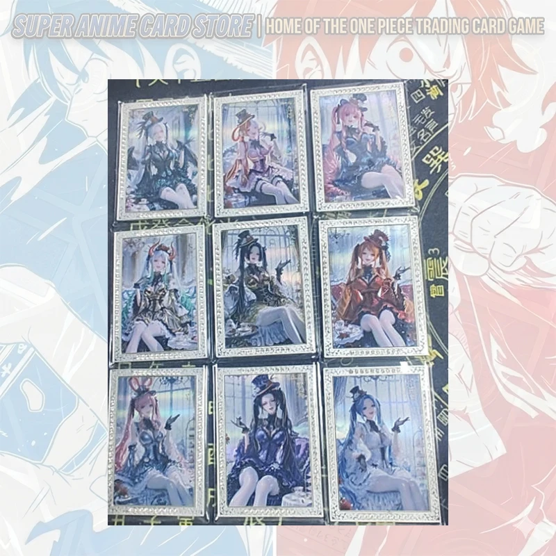 Japanese Anime One Piece Hy Metal Drill Card Uta Nami Shirahoshi Perona Boa Hancock Vinsmoke Reiju Nico Robin Collectible Cards