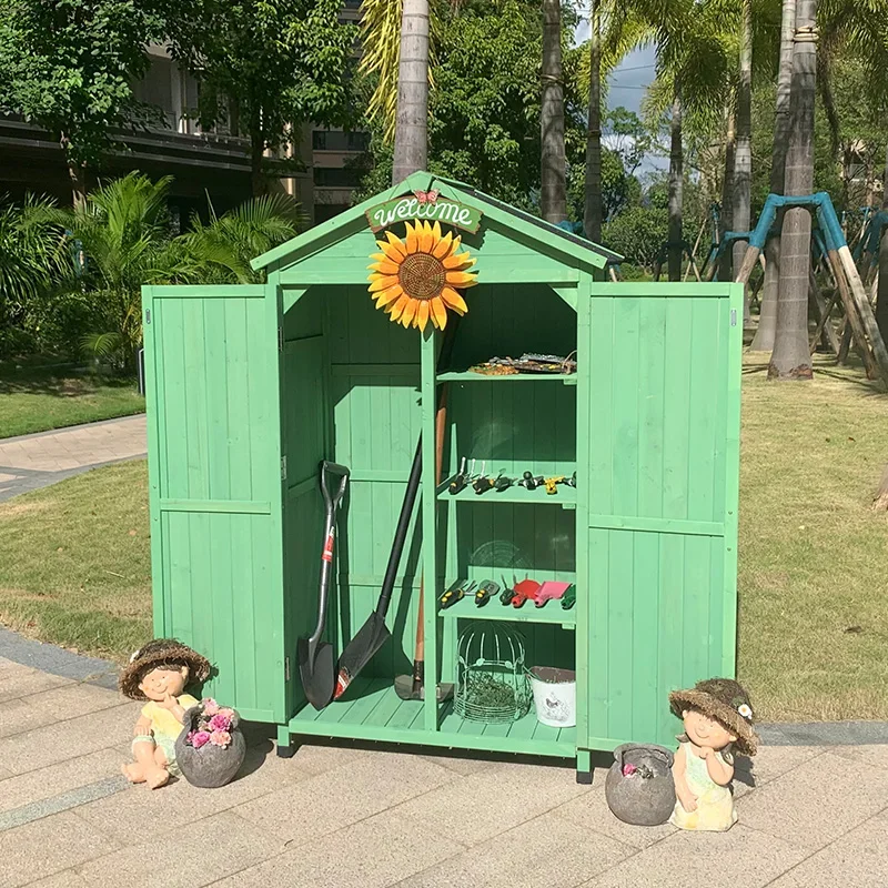 Outdoor waterproof and sunscreen garden balcony locker