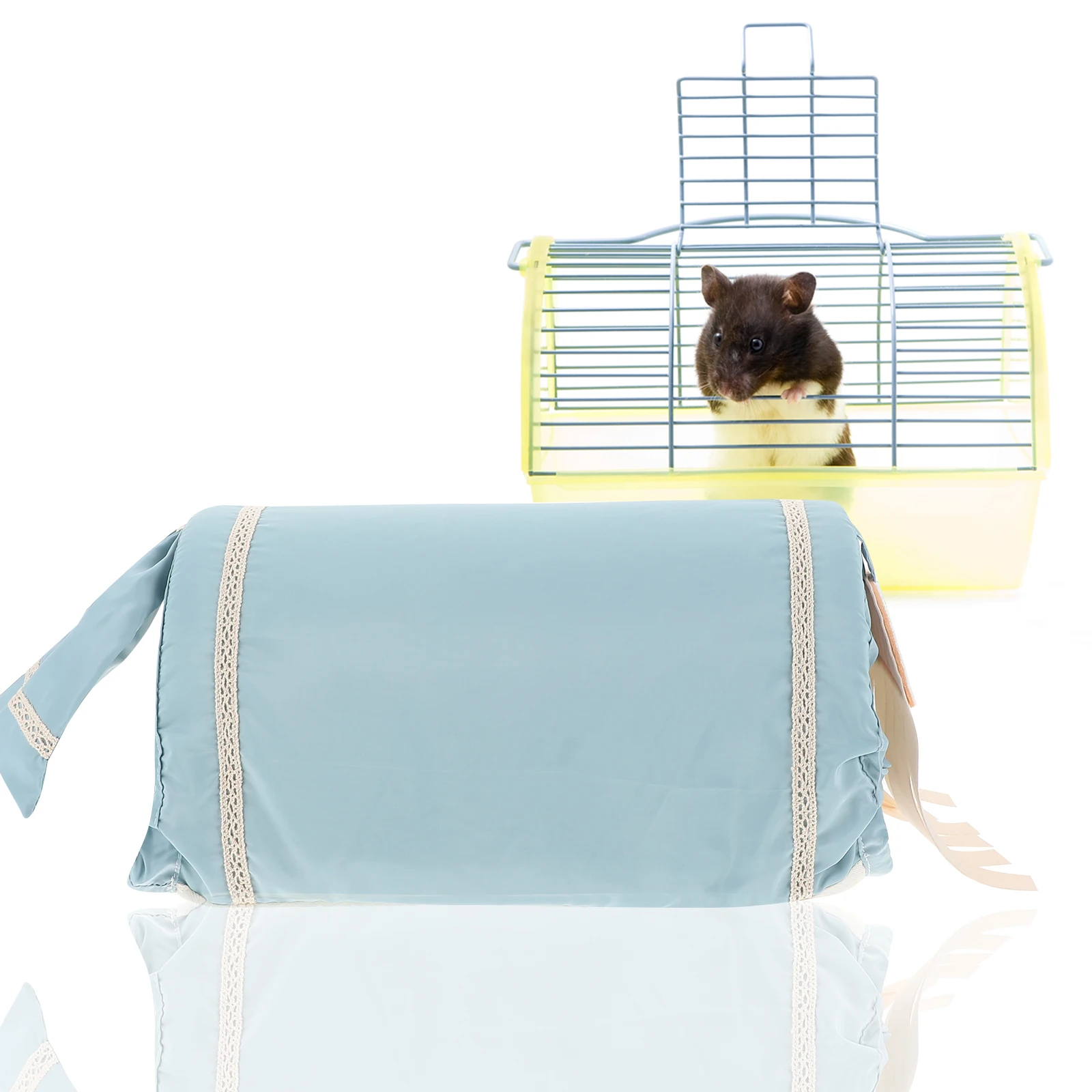 

Pet Cloth Warm Cave Hamster Sleeping Nest Guinea Pig Tunnel Small Animals Hideout House Winter Bed Toy Arch Shaped Hut