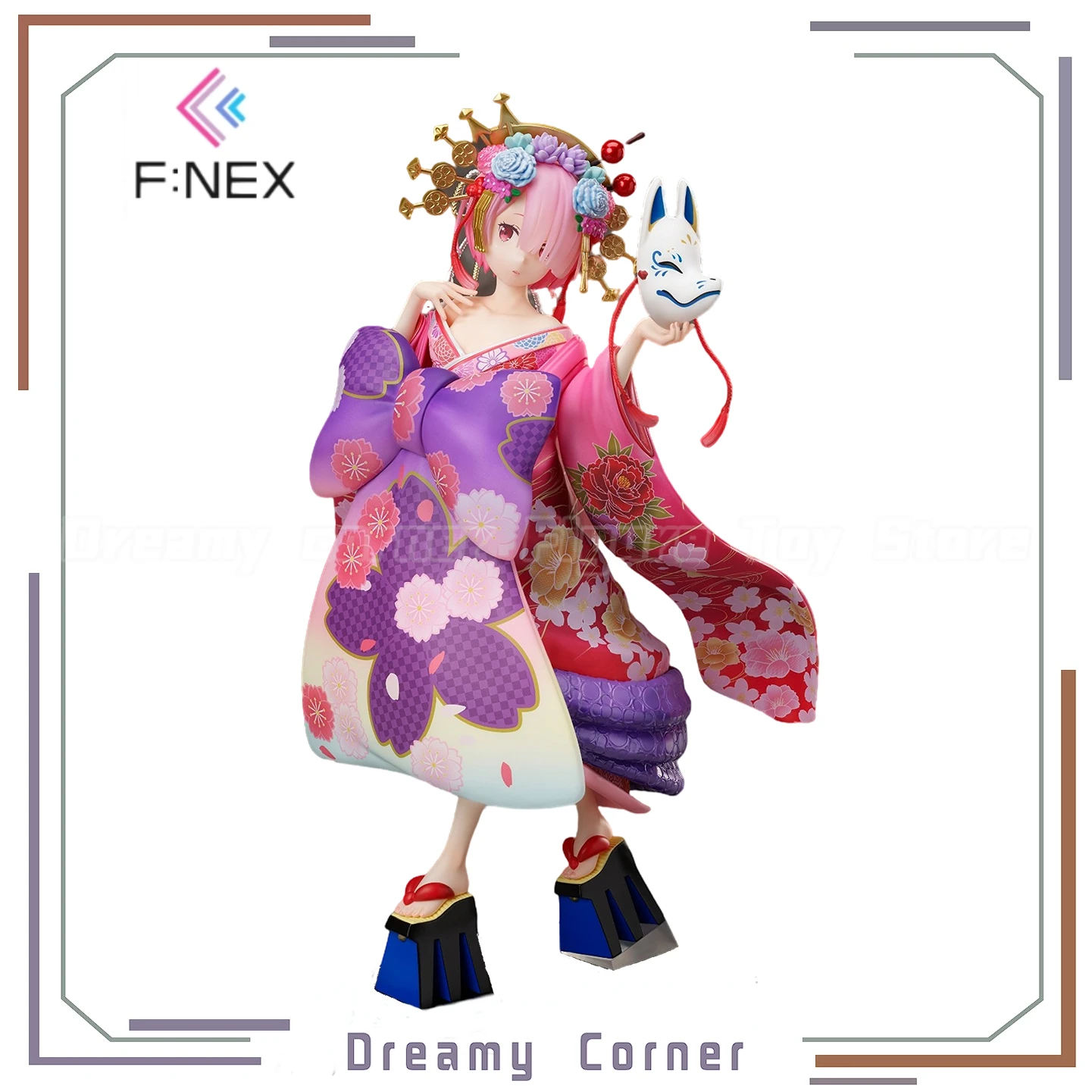 

【In Stock】Original F:NEX Re: Life A Different World From Zero Ramu 1/7 Scale Figure Toy