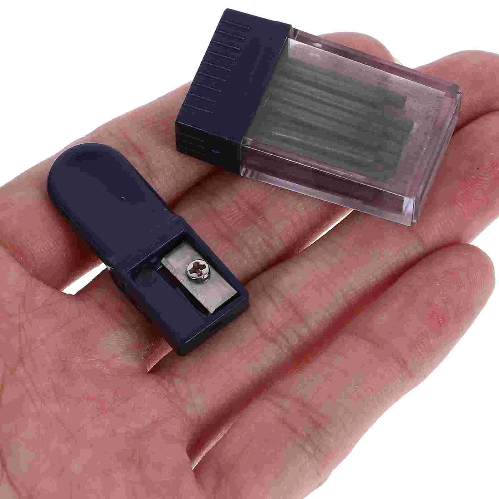 Apontador de lápis bússola recarga lápis de escritório desenho chumbo para bússola matemática/desenho núcleo 2mm