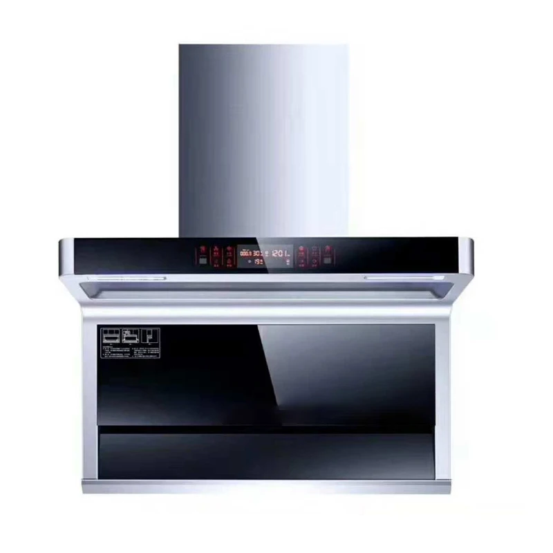 

Настенное крепление со светодиодной подсветкой Кухонная плита Вытяжка из нержавеющей стали SS Дымоходная кухонная вытяжка