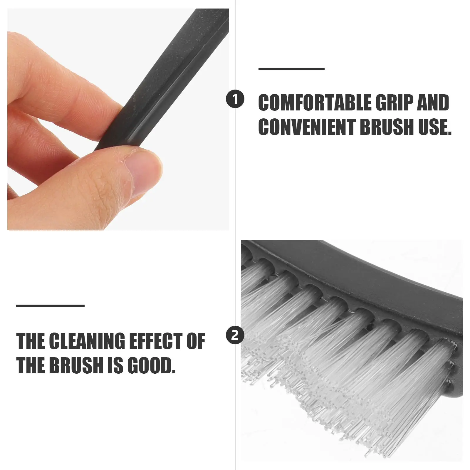 9pcs Dual-End Plastic Wire Brushes Compact Lightweight for Automotive Kitchen Bathroom Cleaning Pipes Crevice Detailing Small