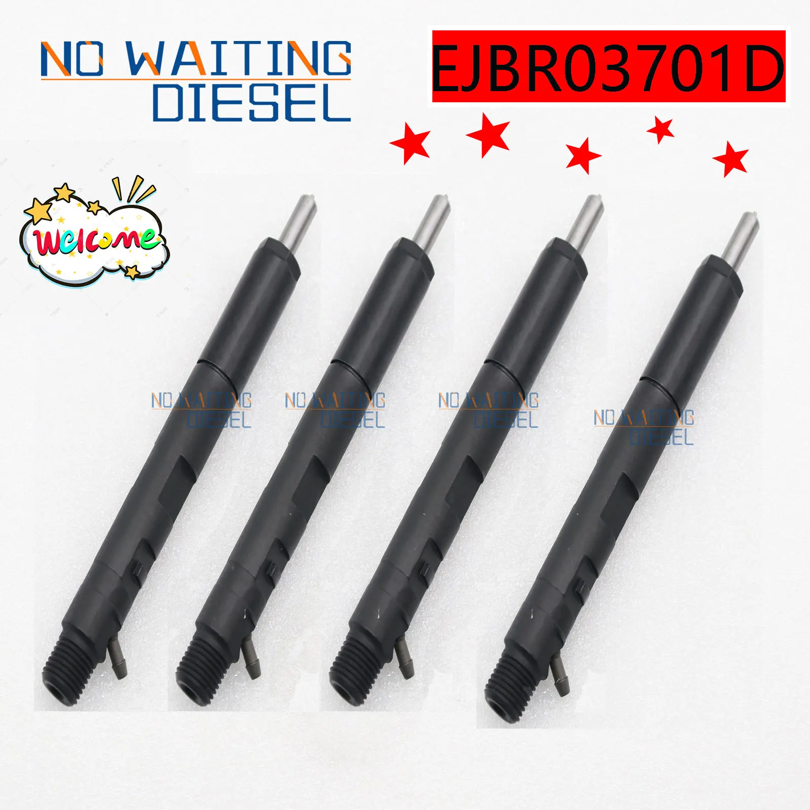 4 PCS EJBR03701D Common Rail injector EJBR 03701D Diesel Injector Pump ejbr03701d For KIA CARNIVAL 338014X810