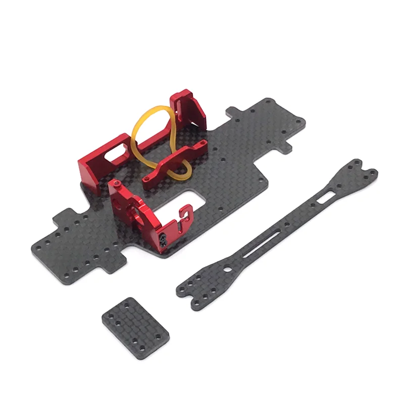 Metal Upgrade Carbon Fiber Base Plate Motor Mount Battery Mount FOR WLtoys 284131 K969 K979 K989 K999 P929 P939 RC Car Parts