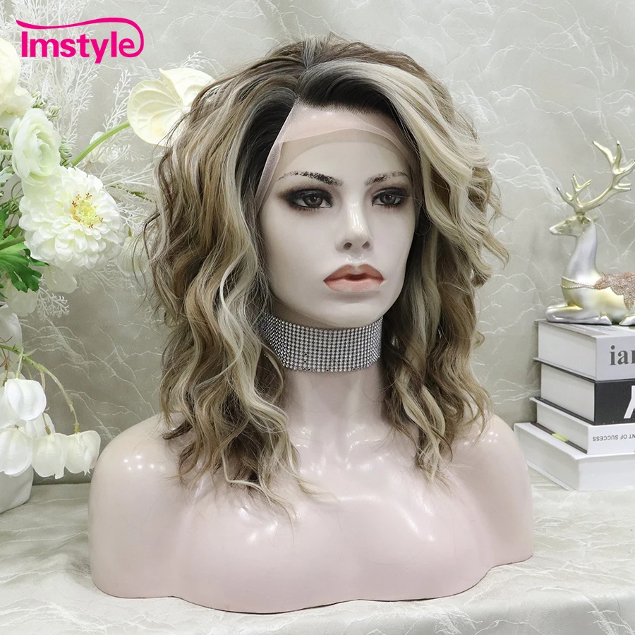 Thumbnail 4 - #19 Heat Resistant Synthetic Lace Wigs Sale