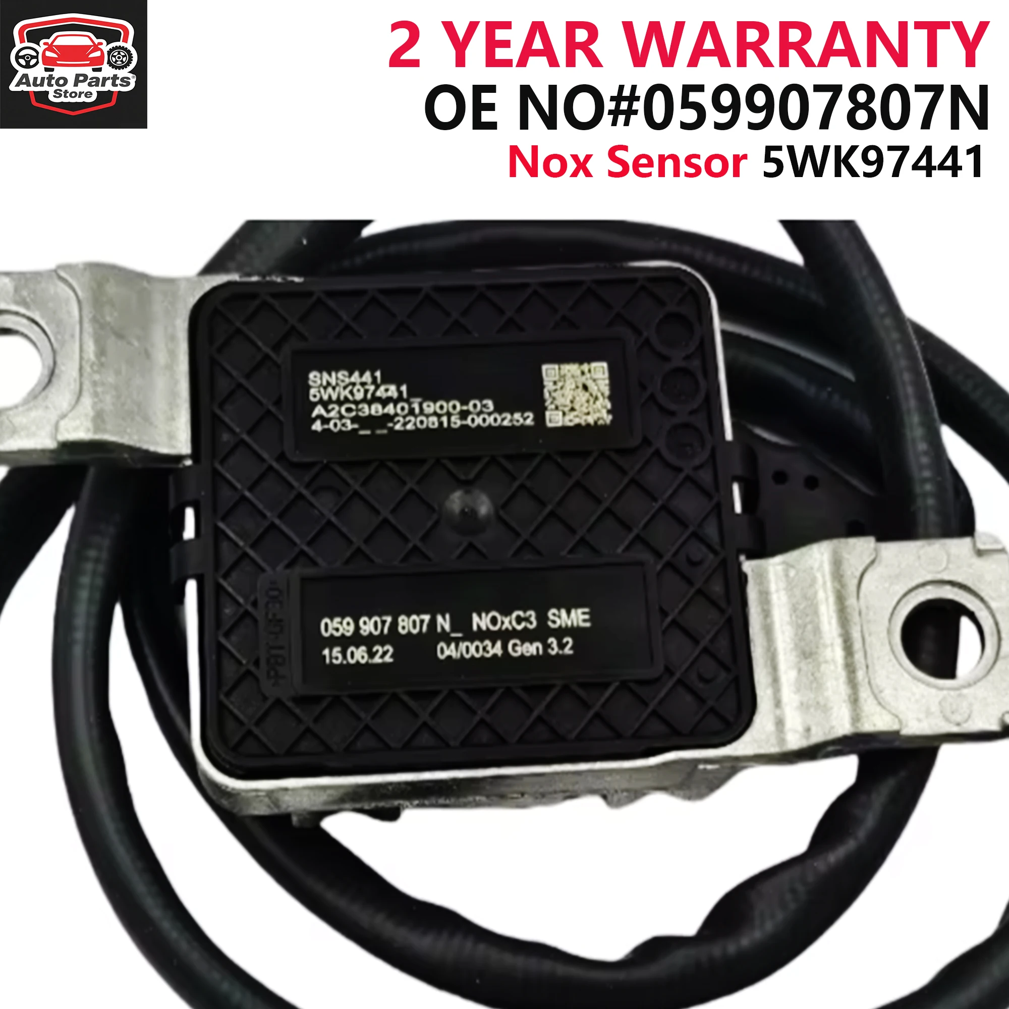 

059907807N 5WK97441 Nitrogen Oxide Sensor For VW AMAROK 3.0 TDI 2016-2023 059907807G 059907807F 059907807 059907807P