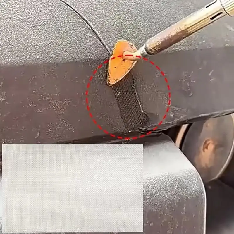 10Pcs 20x15cm Stainless Steel Mesh Car Bumper Repair Patch Crack Hole Welding Wire Net Guard