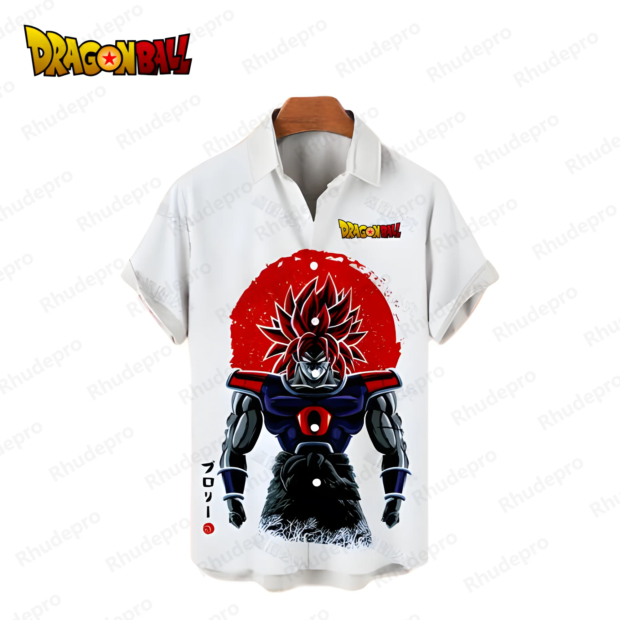 Men's Shirts Vegeta Dragon Ball Z Man's Social Shirt Super Saiya Short Sleeve Shirts and Blouses 2024 Streetwear Goku Cool