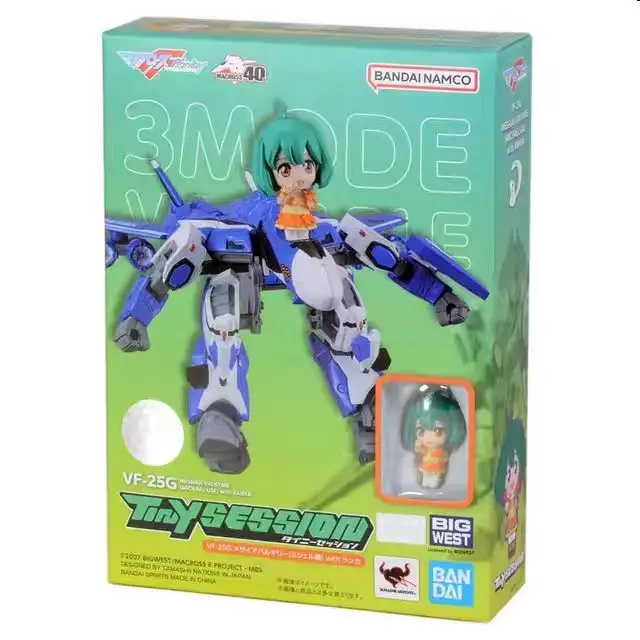 

Bandai TINY SESSION Super Time Fortress VF-25F Messiah Arut Sherry Lou Action Figure Toys Gift Collectible Model