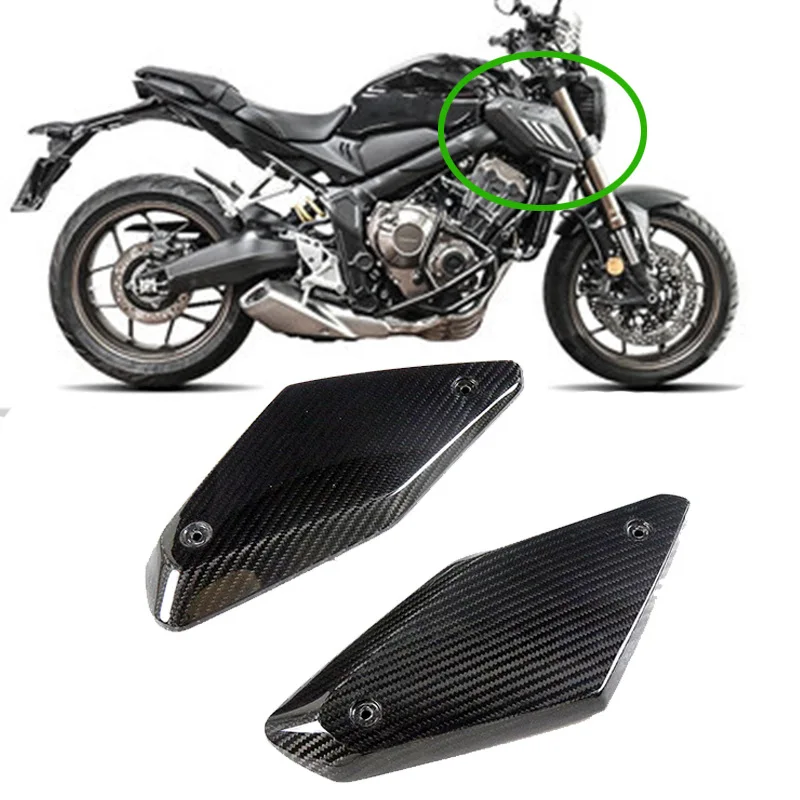 

ApplicableHONDAHondaCB650F CBR650FMotorcycle Modified Carbon Fiber Scooter Side Panel Left and Right
