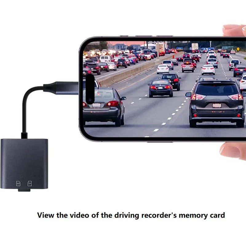 USB C SD Card Reader Adapter Type C Micro SD Memory Card Reader for TF SD Micro SD SDXC SDHC Compatible with iPhone 15/16 Galaxy - Image 4