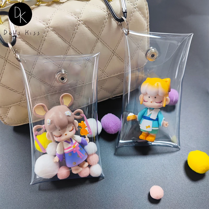 Transparent Protective Case for Anime Doll BJD Ita Bag Accessories Girl Anime DIY Pins Display Decoration Multiple Case Ornament