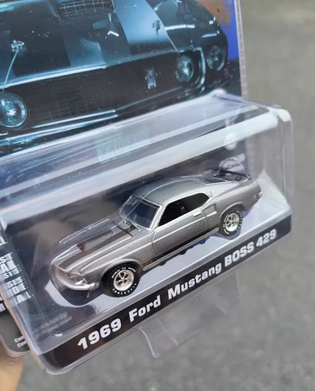 1/64 Greenlight Alloy Car Model 1969 John Wick Ford Mustang Boss 429 Car Model Figure Collectible Children Toy Birthday Gift