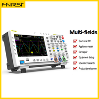 FNIRSI-1014D Dual Channel Digital Storage Oscilloscope DDS Function Signal Generator 100MHz 1GSA/S Sampling Rate 7\