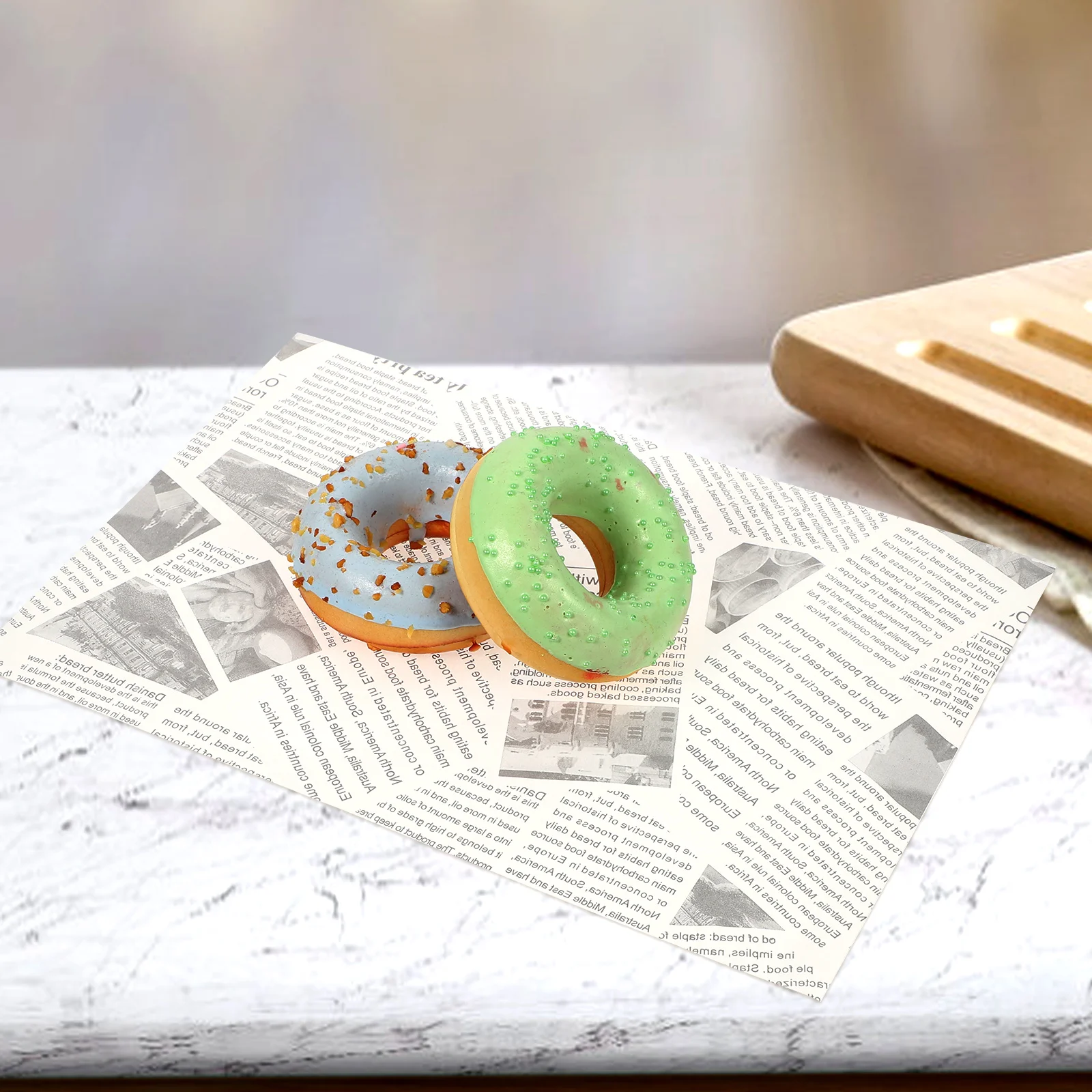 

120 Sheets Greaseproof Baking Paper Parchment Non Stick Kitchen BBQ Grill Liner Disposable Food Grade Oil Proof Wax