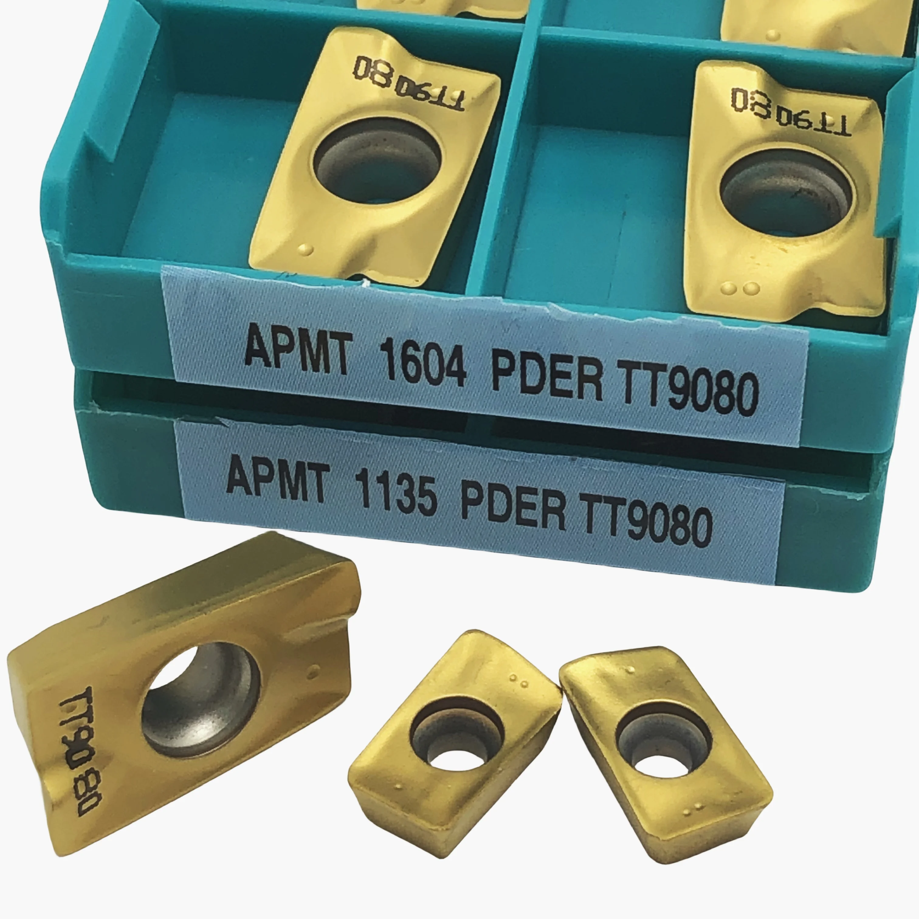 APMT1604 inserto de fresado, herramienta Indexable, insertos de carburo, herramienta de torneado CNC, herramienta de corte de alta calidad, APMT1135