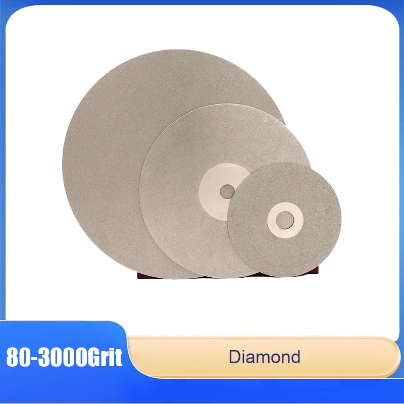 

6-inch (150mm) Diamond-Coated Flat Grinding Disc Ceramic Glass Polishing Disc 80-3000 Grit (Single-Sided/Double-Sided)
