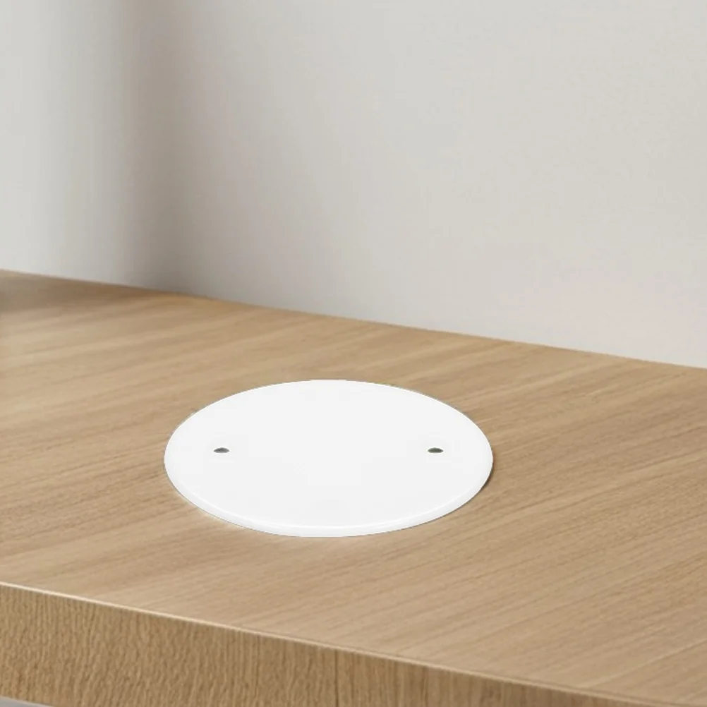 

20Pcs Ceiling Electrical Cover Plate Round Blank Cover for Light Fixtures Conceals Wiring Holes Easy to Install in Homes Offices