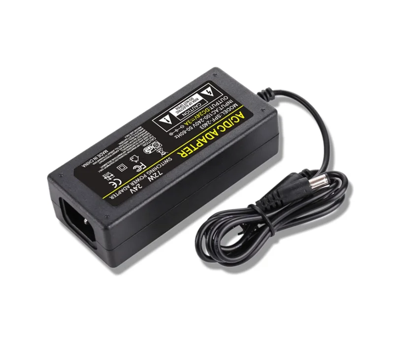 

Power Adapter 24V 3A, Barrel 5.5/2.5mm, IEC C14, SPF-2403