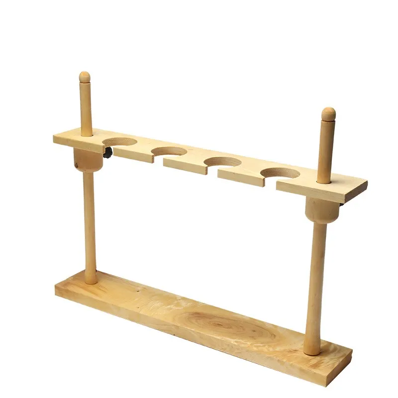 High Quality Wooden Separatory funnel Stand Rack  4 Holes Lab Supplies 125/250/500ml