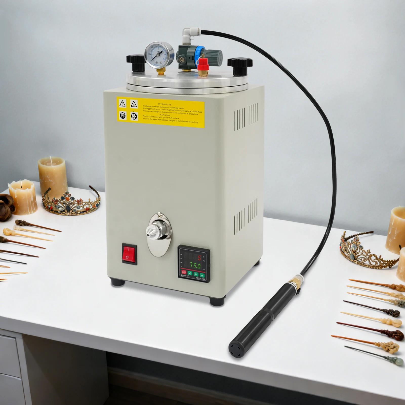 

Pump Injection Wax Machine Jewellery Tools Wax Melting Mold Casting Tool Jewelry Processing Equipment Casting Version Jewellers