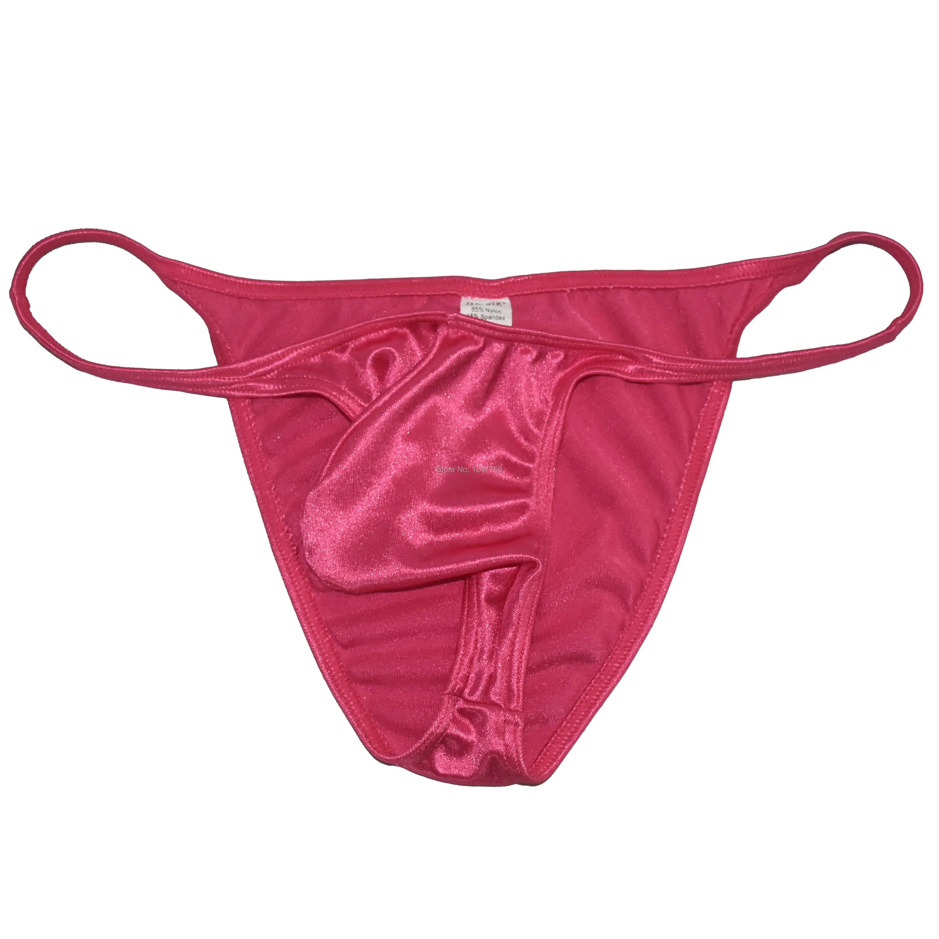 Men's Underwear Sexy Briefs Micro Tanga Male  Pants String Slip Homme Shiny Bikini