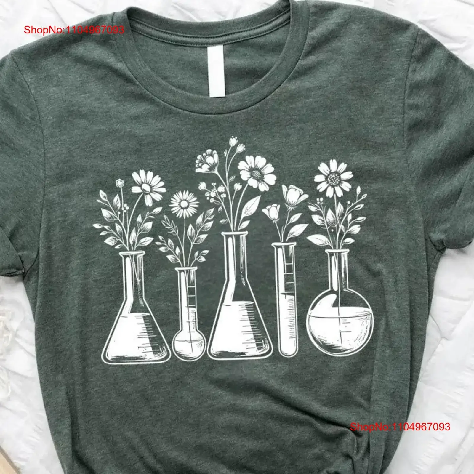 

Изящный стакан, ботаническая футболка, современный учитель науки, химическая лаборатория, цветочный лабораторный техник, биология, ботаника, винтажная стираная футболка