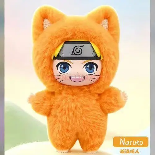 Плюшевая игрушка-сюрприз Eaki Naruto V3 Kitten Land Series: Итачи Саске Обито. Виниловая фигурка-кукла. Подарок на день рождения