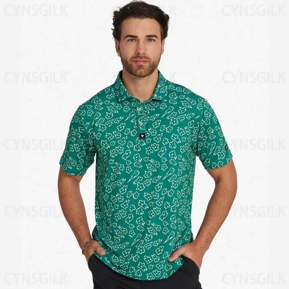

Рубашка для гольфа, мужские спортивные рубашки высокого качества с коротким рукавом, короткая одежда для гольфа, рубашка-поло, тренировочная рубашка для гольфа