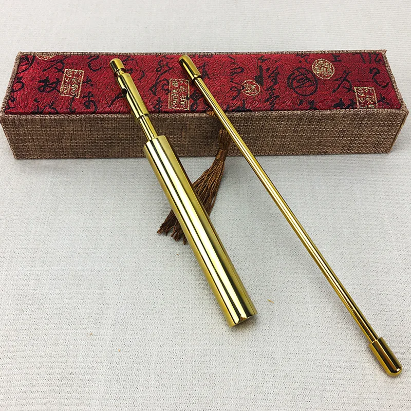 Yang Gong's Dragon Seeking Ruler, Brass, High Concentricity, Foldable, Energy Field and Water Vein Detection Rod