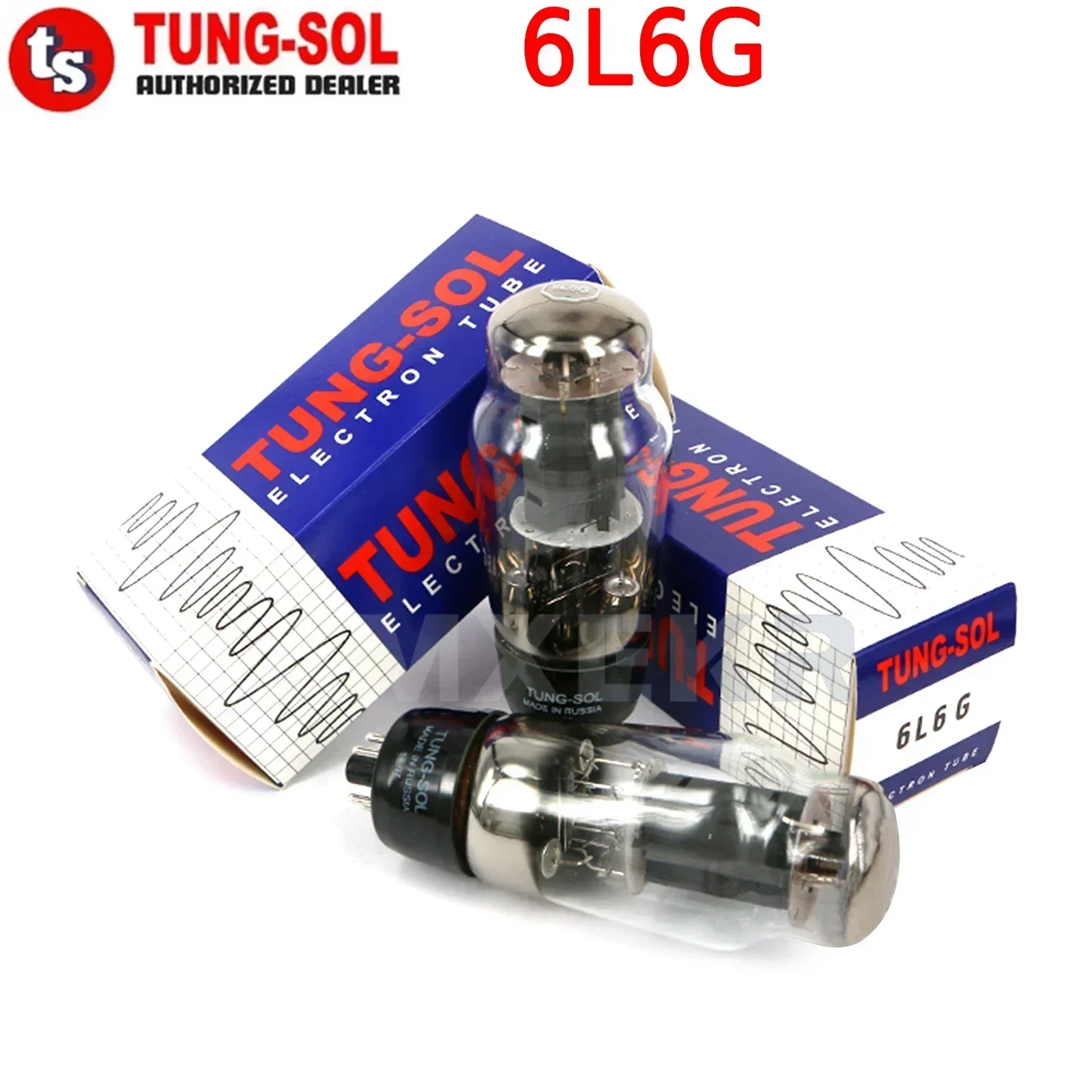 TUNG-SOL 6L6G Vacuum Tube Audio Valve Genuine Replacement for 5881 6P3P - DIY Amplifier Kit with Factory Test And Match