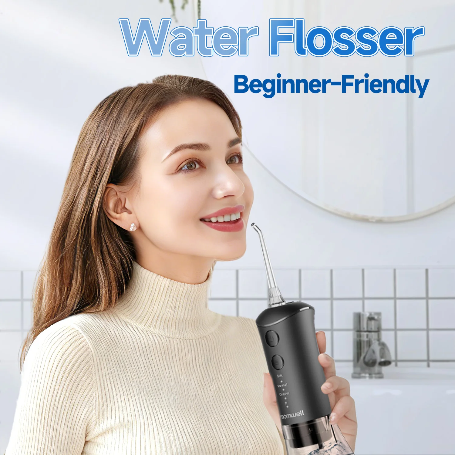 Water Flosser and Electric Toothbrush Combo,2-1 Oral Clean Kit, 3-Speed Sonic Electric Toothbrush IPX7 Portable Water Flosser