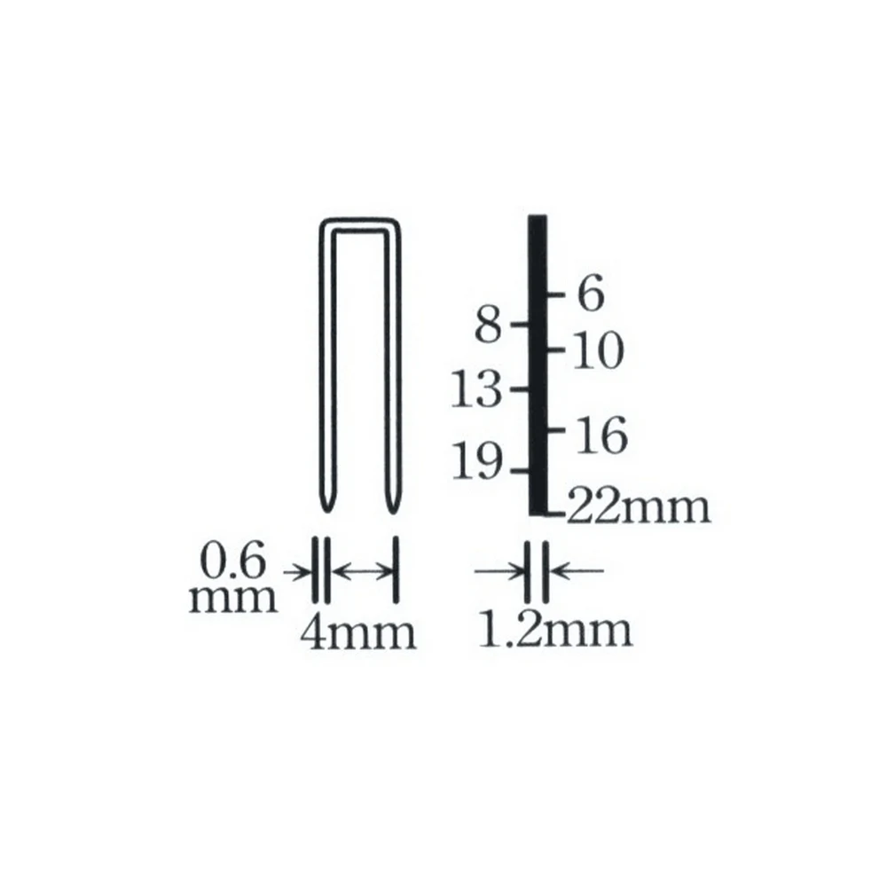 5000Pcs 406J 410J 413J 416J 419J 422J Nails Pneumatic Manual Electric Straight Staple Gun U Door Shaped Stapler Nailer Furniture