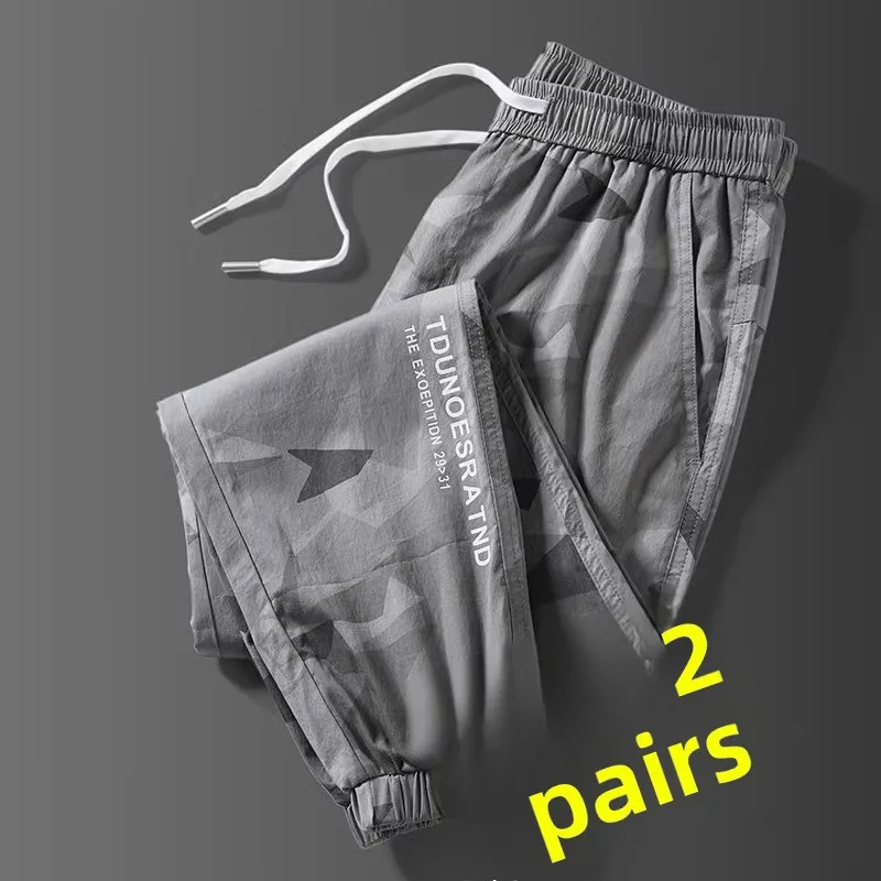 

Men's Camouflage Work Pants Breathable Ice Silk Long Trousers for Labor Work Autumn Workwear Resistant to Wear And Dirt