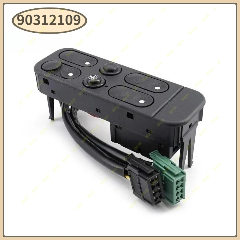 

90312109 для Opel Vectra A 1988-1995, электрический главный переключатель стеклоподъемника, кнопка регулятора 90312109 1240600