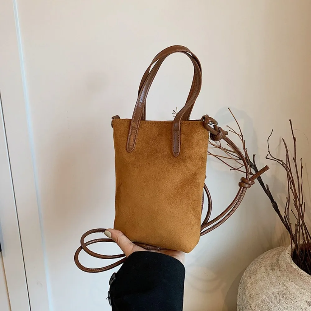 

Fashion PU Leopard Print Shoulder Bag Fashion Design Korean Style Suede Crossbody Bag Clutch Solid Color Handbag Travel