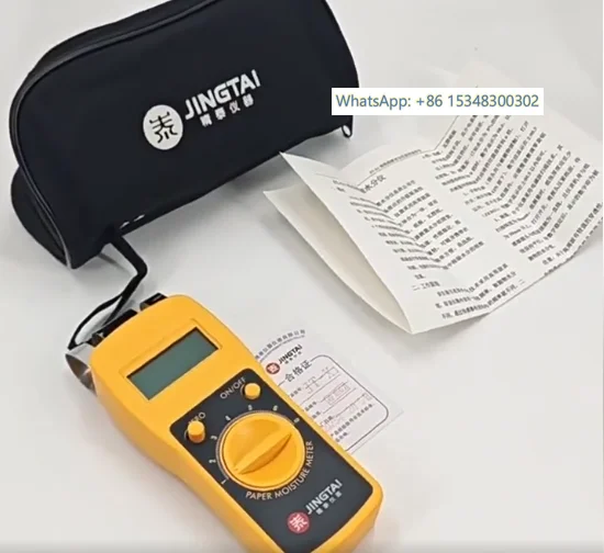 Medidor de Umidade Indutivo JT-X1 para Papelão e Papel Corrugado