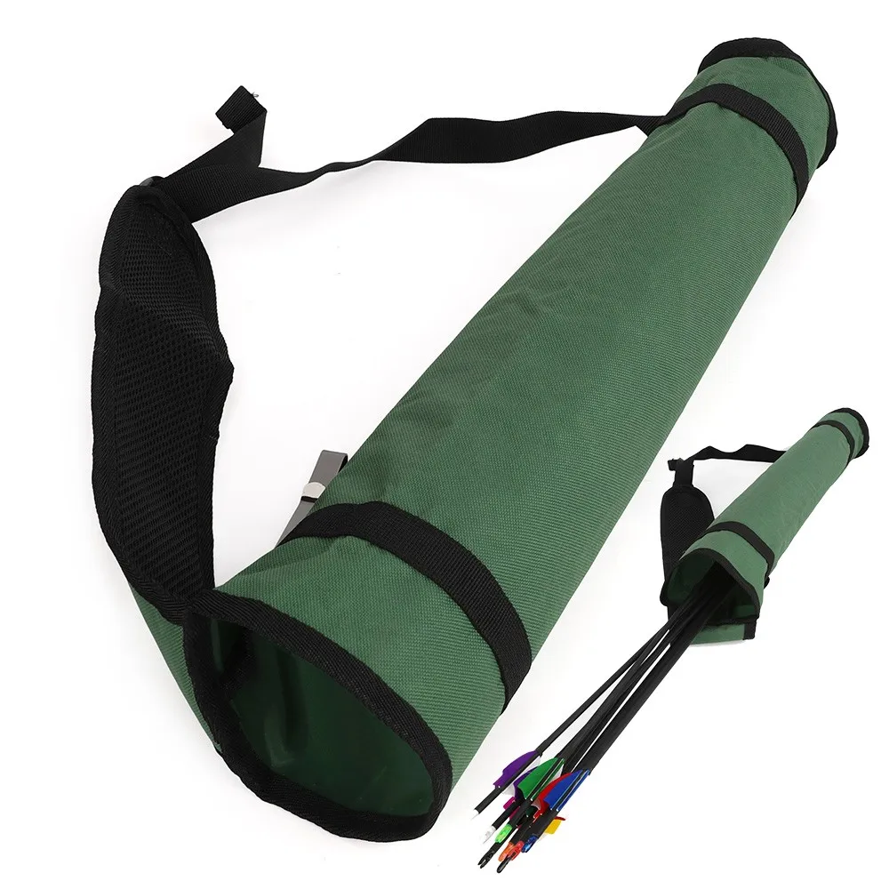 

Archery Arrow Backpack Quiver Durable Nylon Adjustable Back Side Bag Target Practicing Bow Hunting Shooting Accessories
