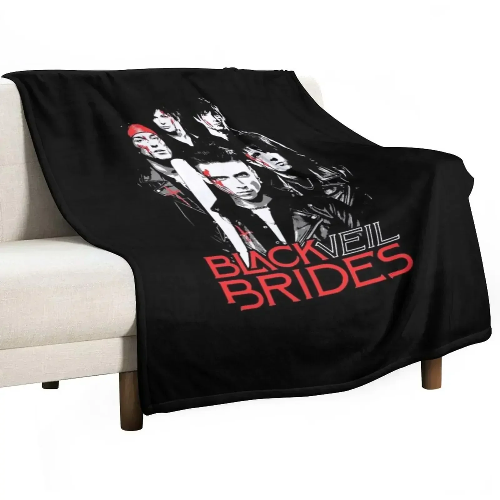 Copy of bvb black veil brides Throw Blanket Luxury Brand Loose Blankets