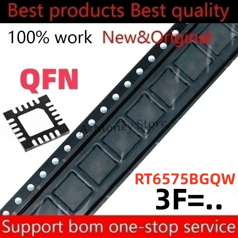 

(5pcs)RT6575B RT6575BGQW ( 3F=1D 3F=.. ) QFN-20