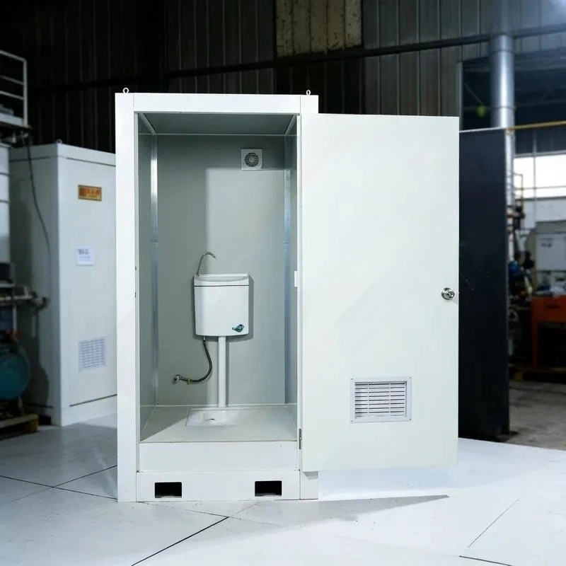 Modern Design Multifunctional Outdoor Steel Portable Toilet Eco-friendly Color for Parks Communities and Schools Shower Rooms